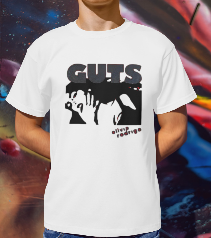 Guts Red Glittering Shadowy T-Shirt