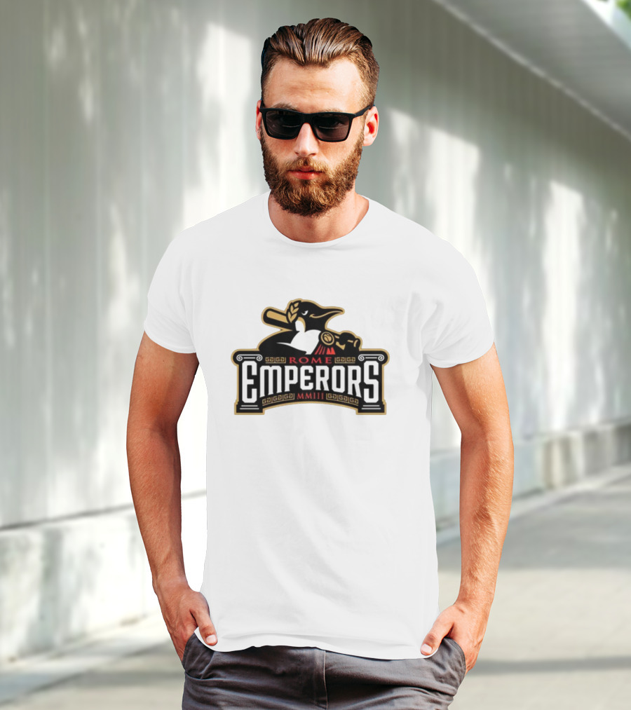 Rome Emperors Baseball MMIII Penguin T-Shirt