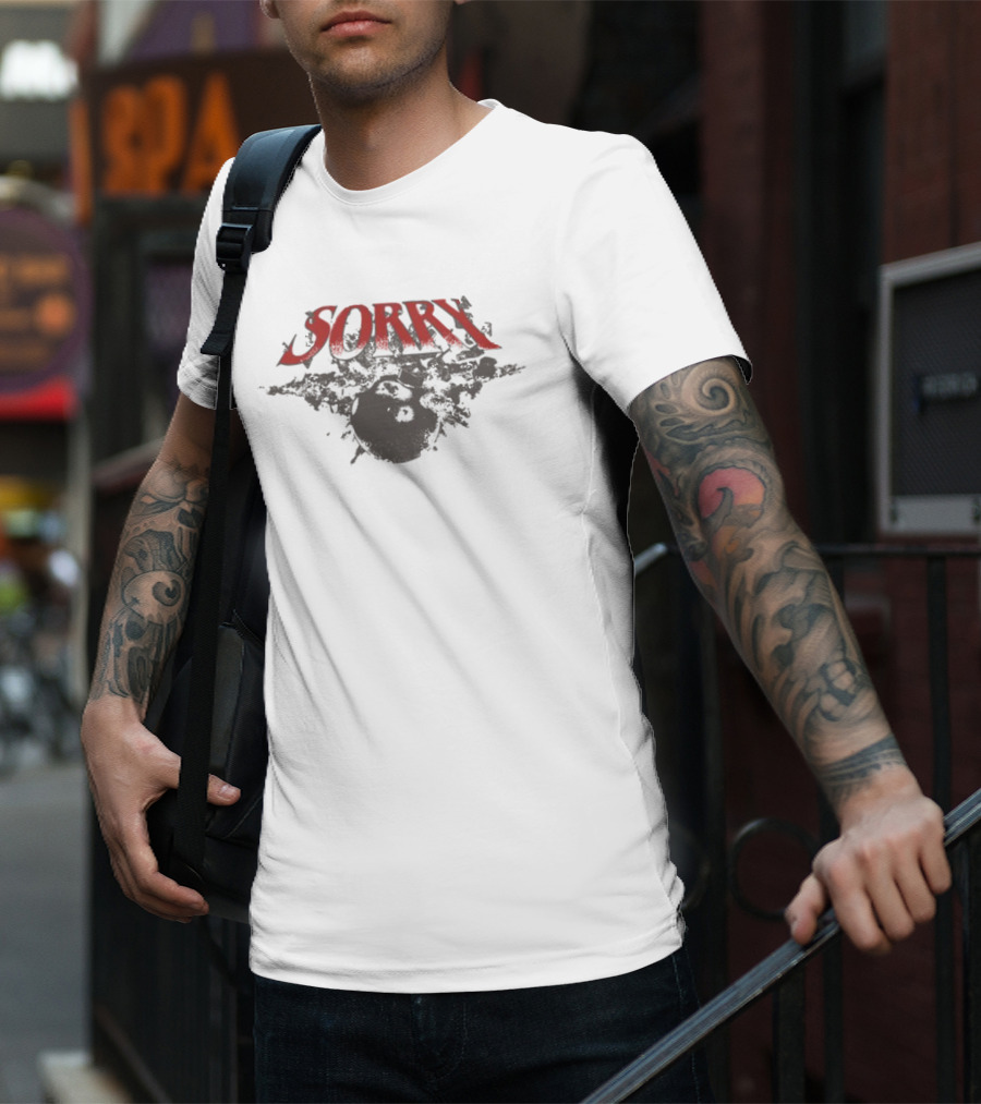 Sorry Bomb Warning Violently Improvised Material Explosive T-Shirt