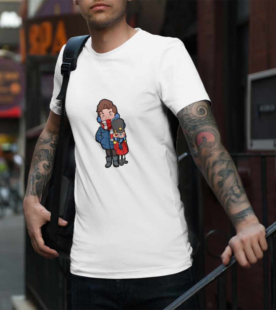 Danny Gonzalez Cartoon Holiday Nutcracker Snowflake T-Shirt