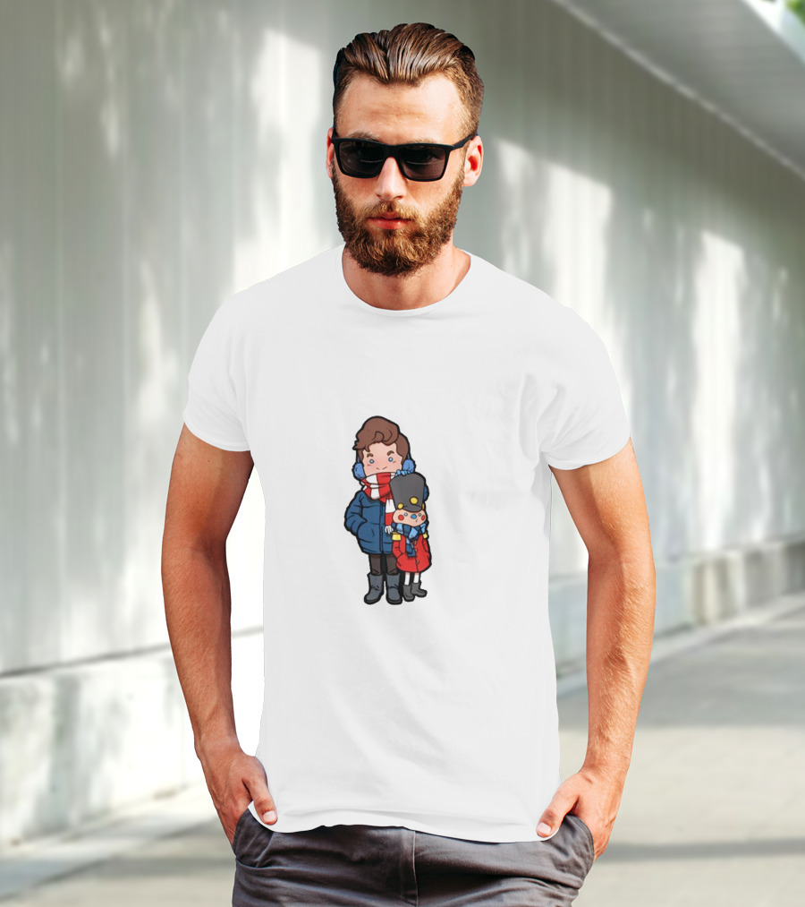 Danny Gonzalez Cartoon Holiday Nutcracker Snowflake T-Shirt