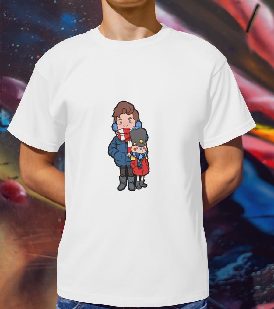 Danny Gonzalez Cartoon Holiday Nutcracker Snowflake T-Shirt