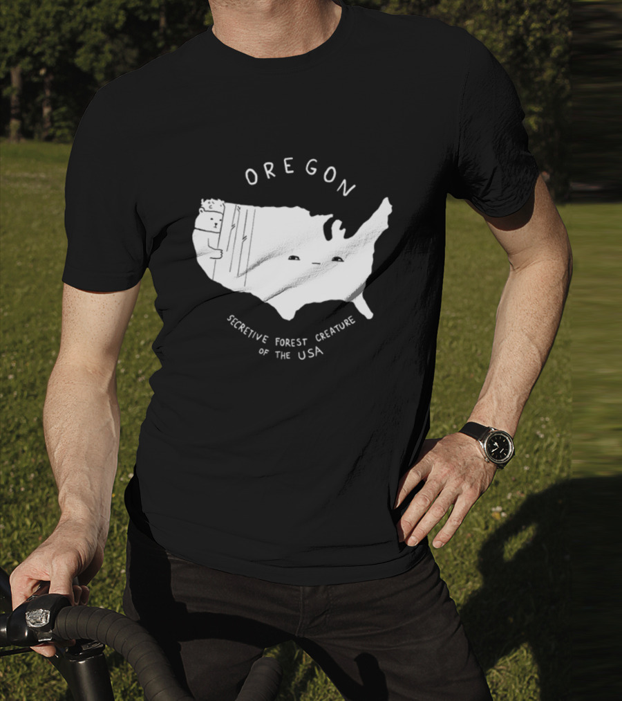 Oregon Secretive Forest Creature Of The USA Nathanwpylestrangeplanet T-Shirt