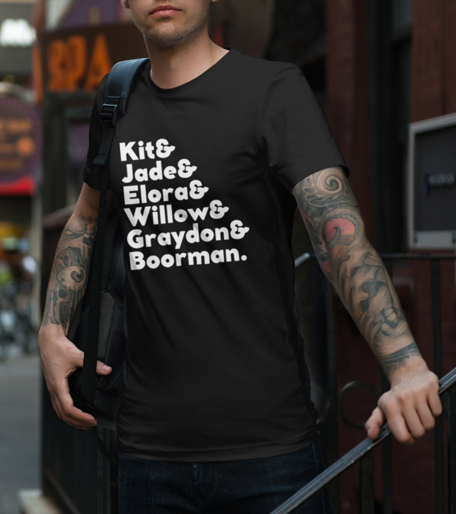 Kit Jade Elora Willow Graydon Boorman Willow TV Show Character List T-Shirt