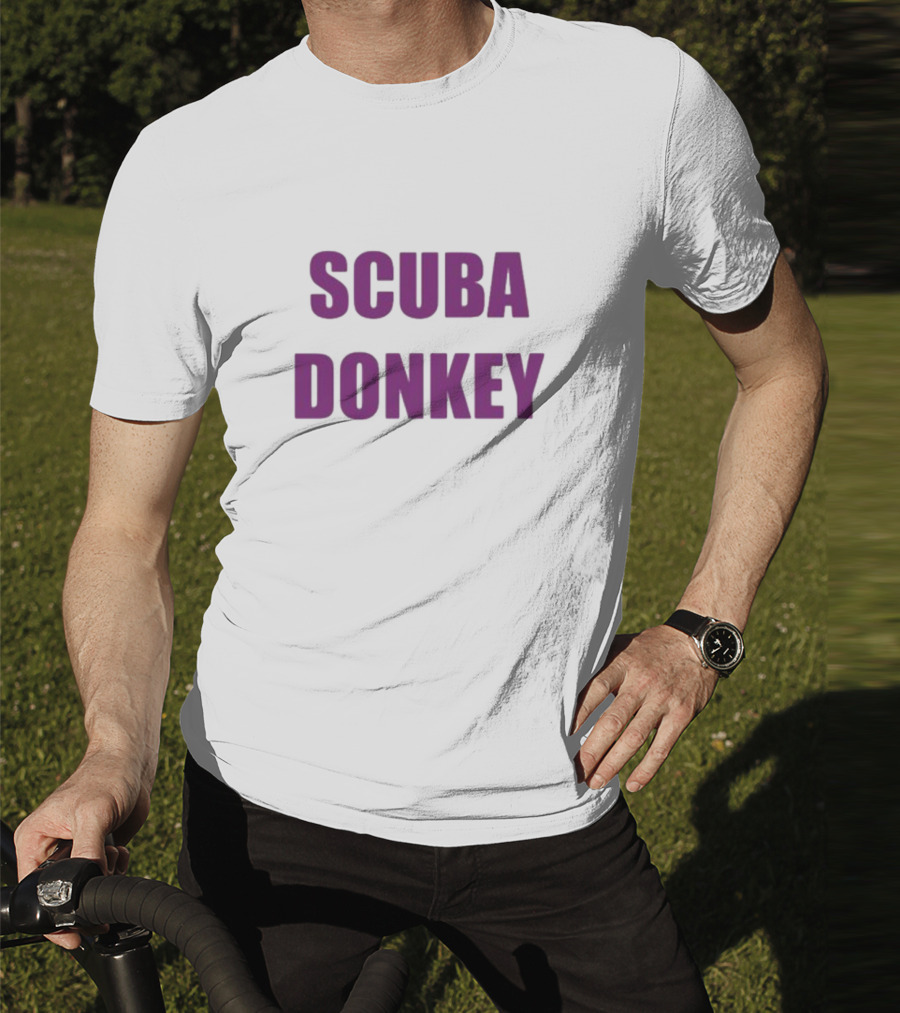 ICarly Scuba Donkey Purple Text T-Shirt