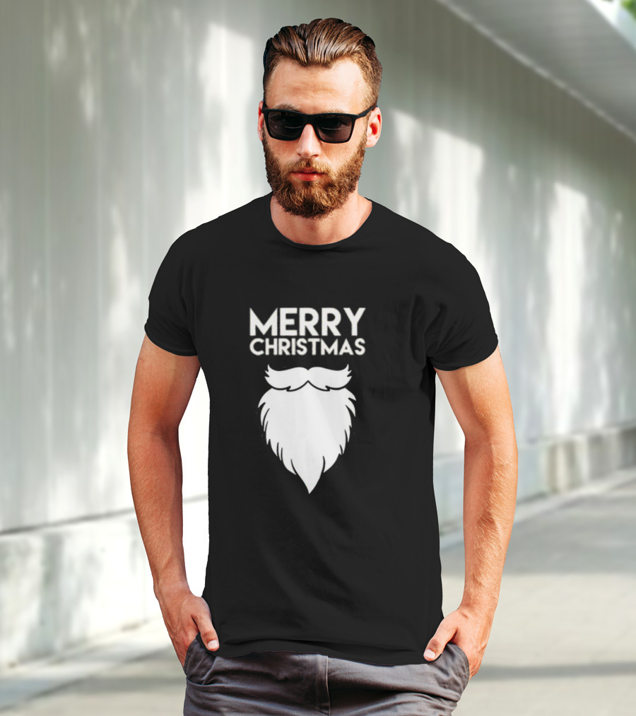 Merry Christmas Santa Beard T-Shirt