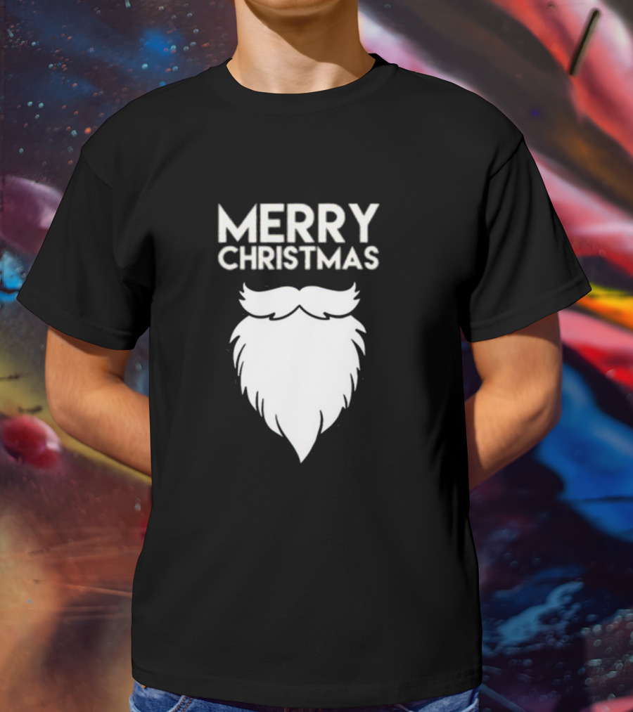 Merry Christmas Santa Beard T-Shirt