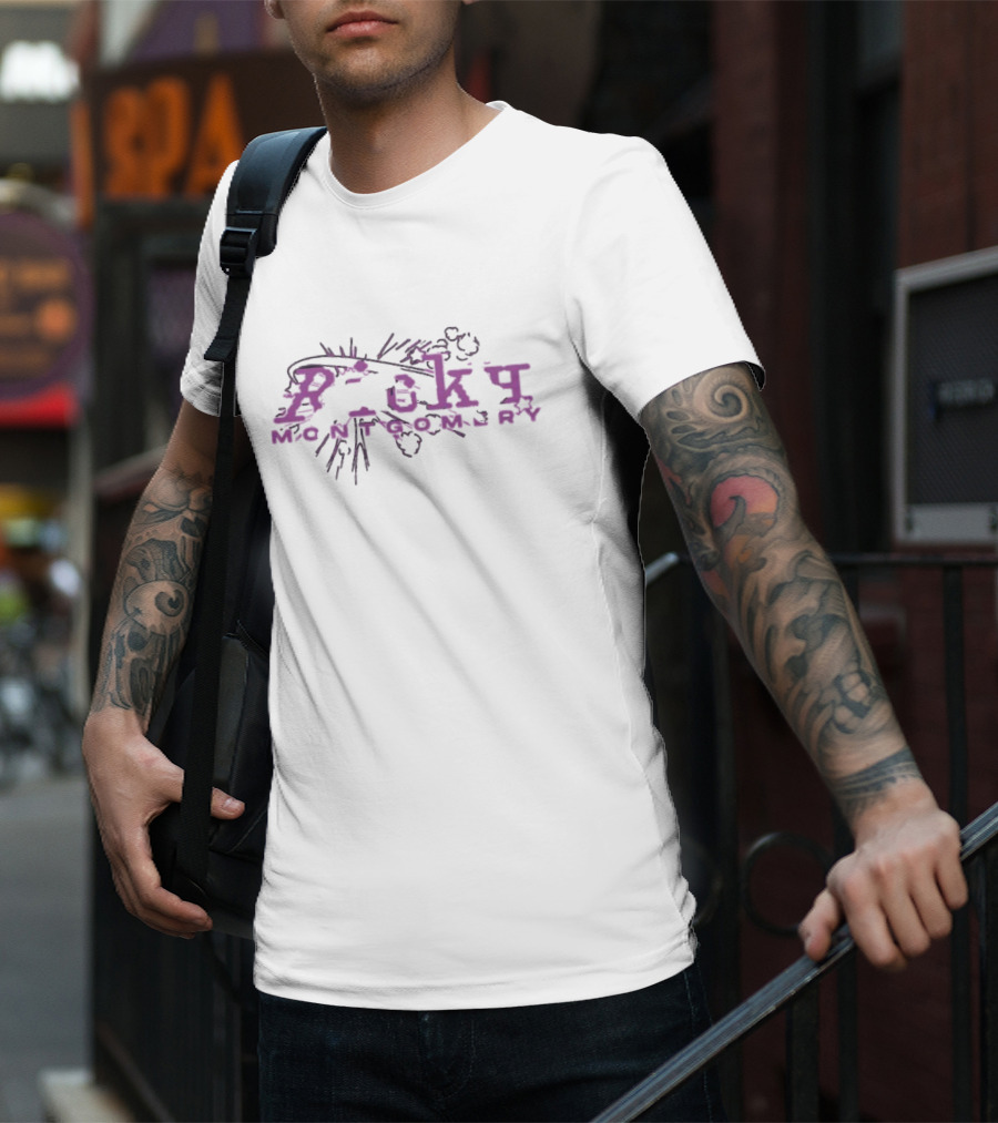 Ricky Montgomery Bunny Logo With Running Rabbits T-Shirt