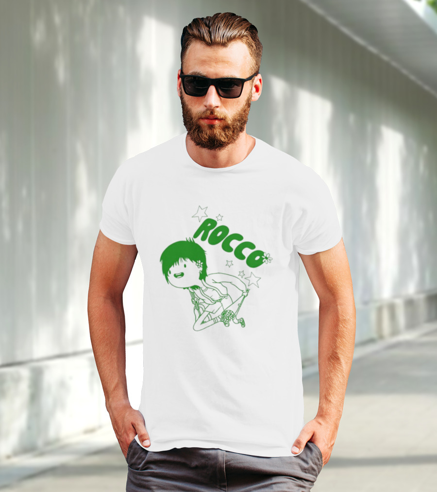 Rocco Animated Green Glow Character T-Shirt