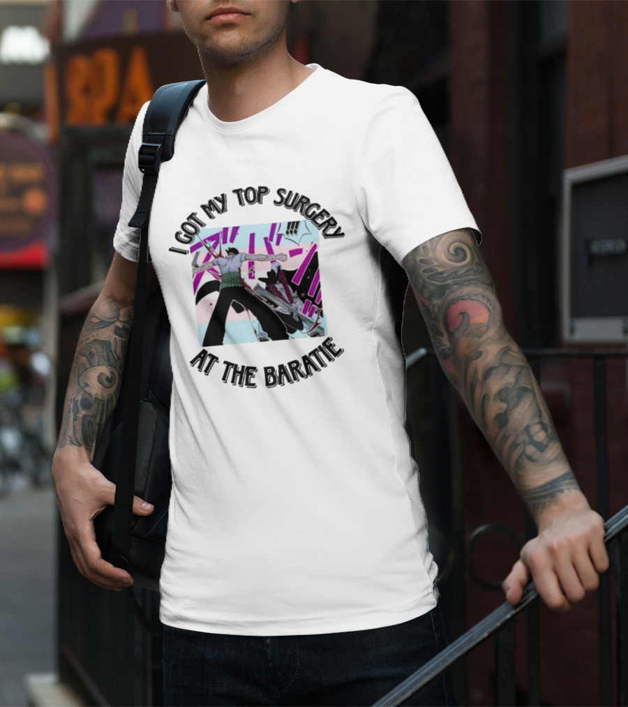 I Got My Top Surgery At The Baratie Anime Character Scene T-Shirt
