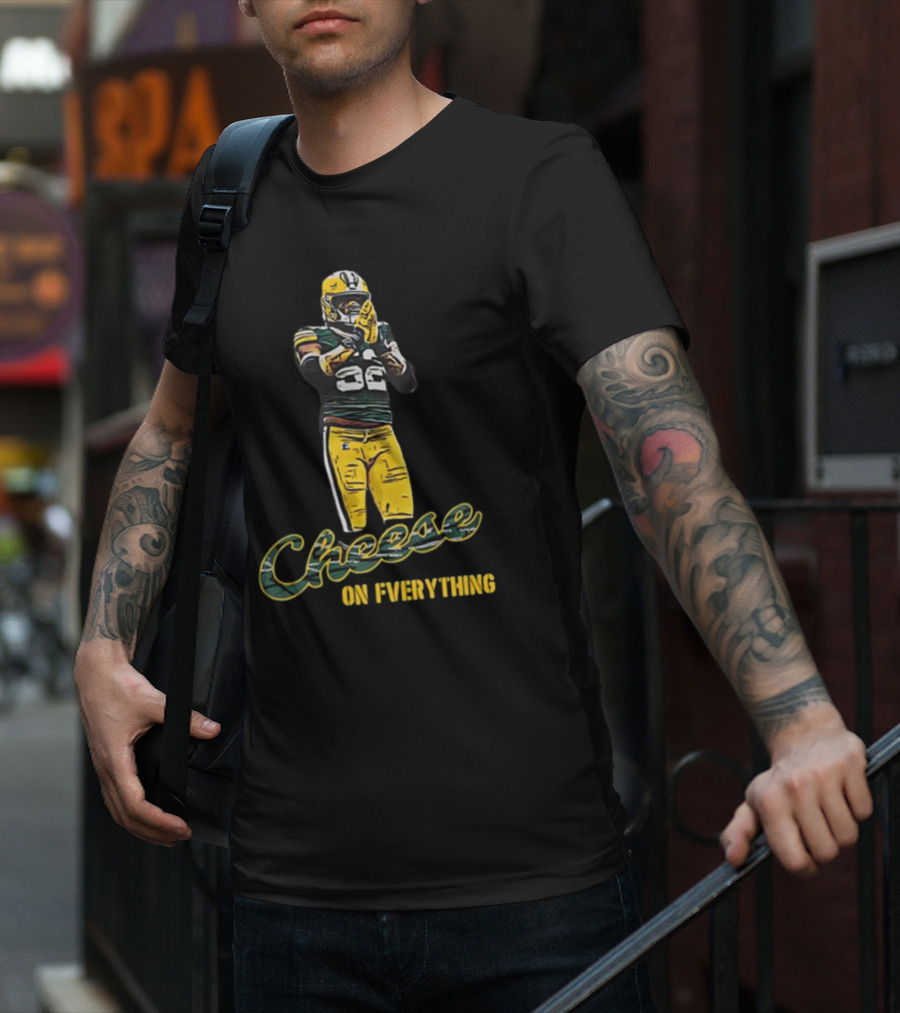 Cheese On Everything Rashan Gary Packers Fan Gear T-Shirt