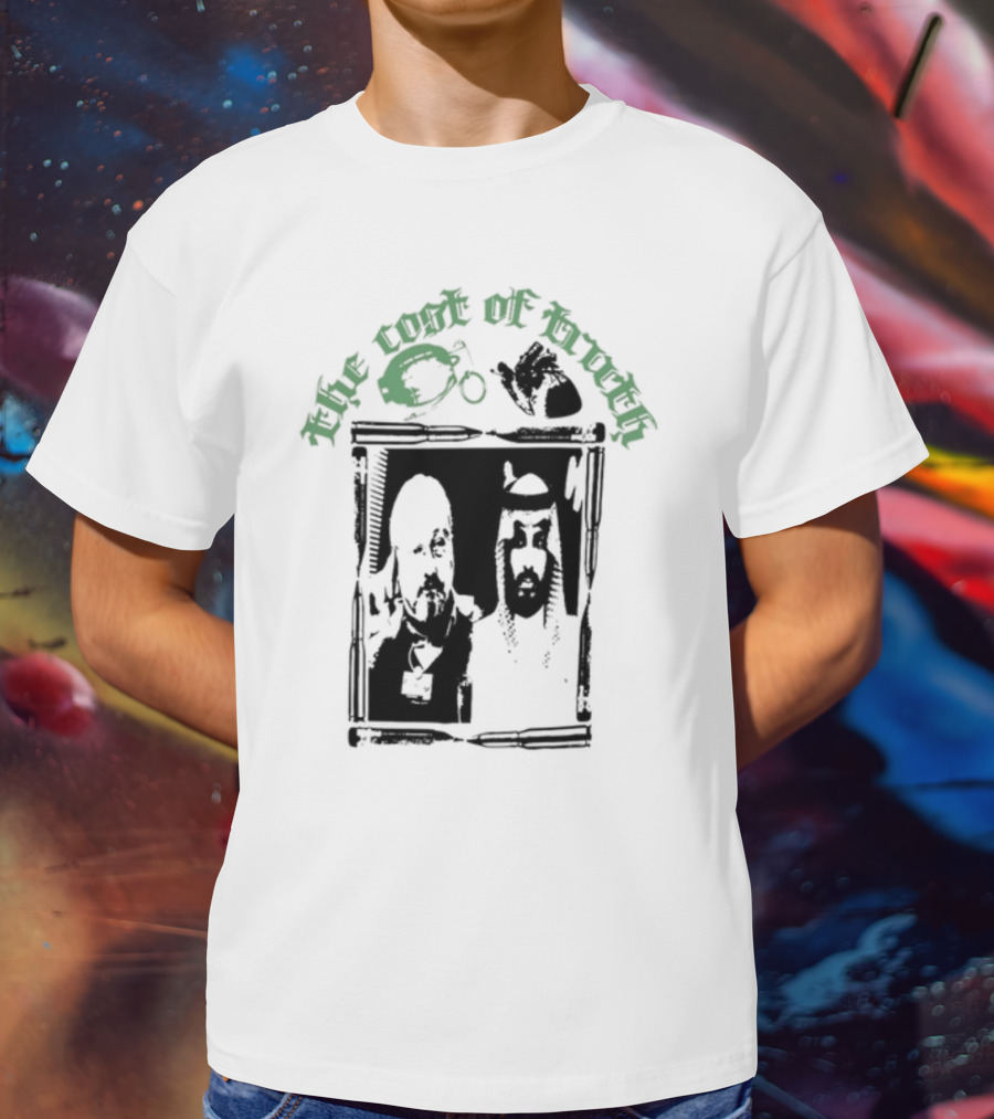 The Cost Of Truth Newspaper Collage T-Shirt