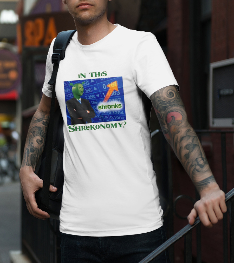 Shirts That Go Hard Shronks In This Shrekonomy Stock Market T-Shirt