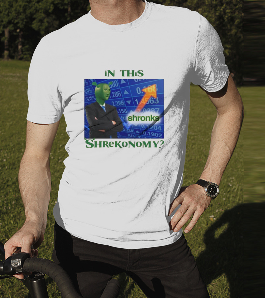 Shirts That Go Hard Shronks In This Shrekonomy Stock Market T-Shirt