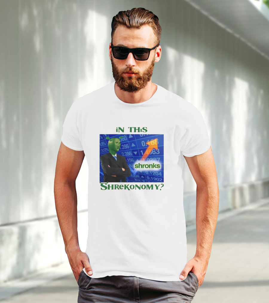 Shirts That Go Hard Shronks In This Shrekonomy Stock Market T-Shirt