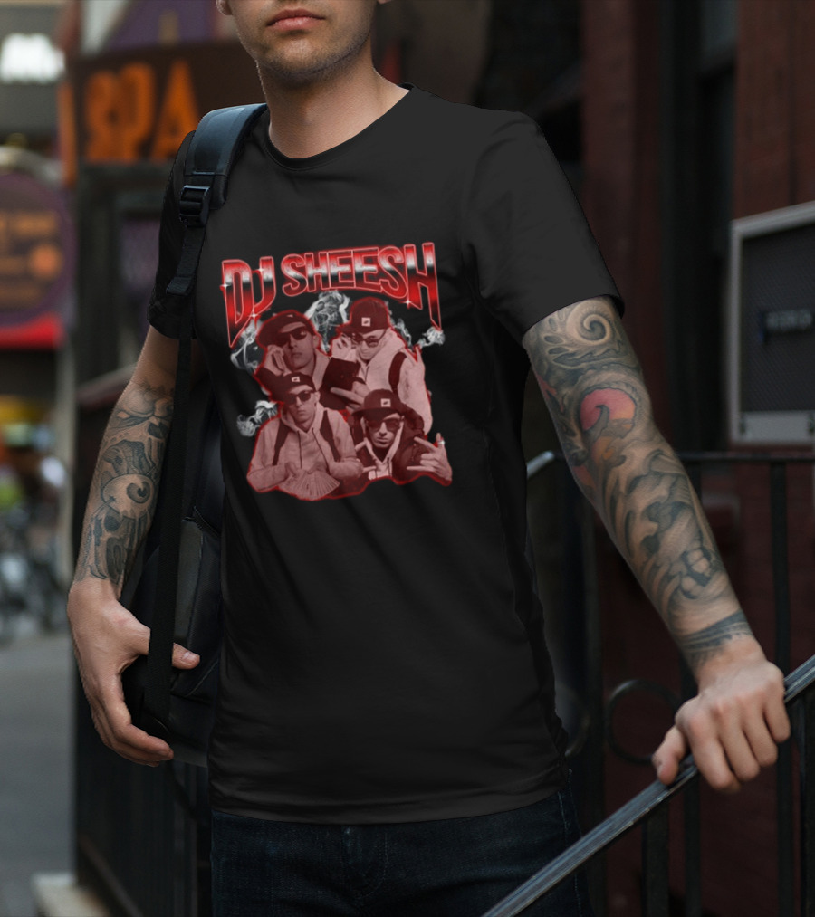 DJ Sheesh Cyclops Streetwear Vibes With Smoke Effects T-Shirt