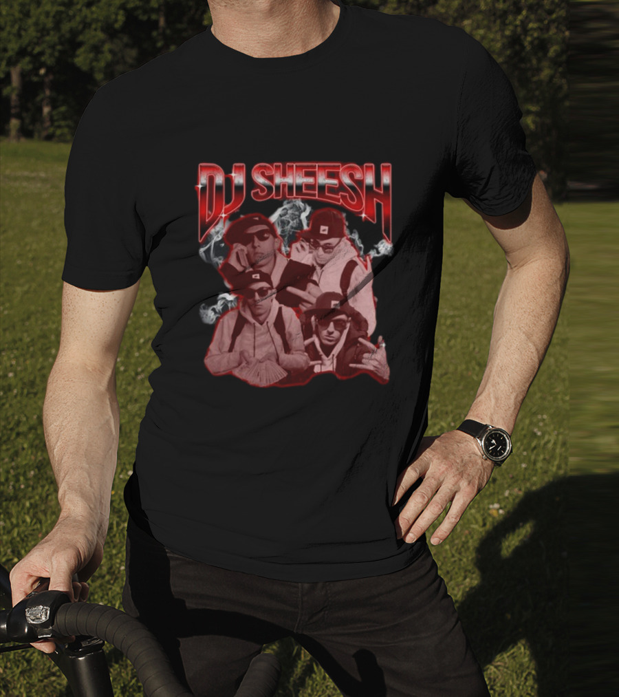 DJ Sheesh Cyclops Streetwear Vibes With Smoke Effects T-Shirt