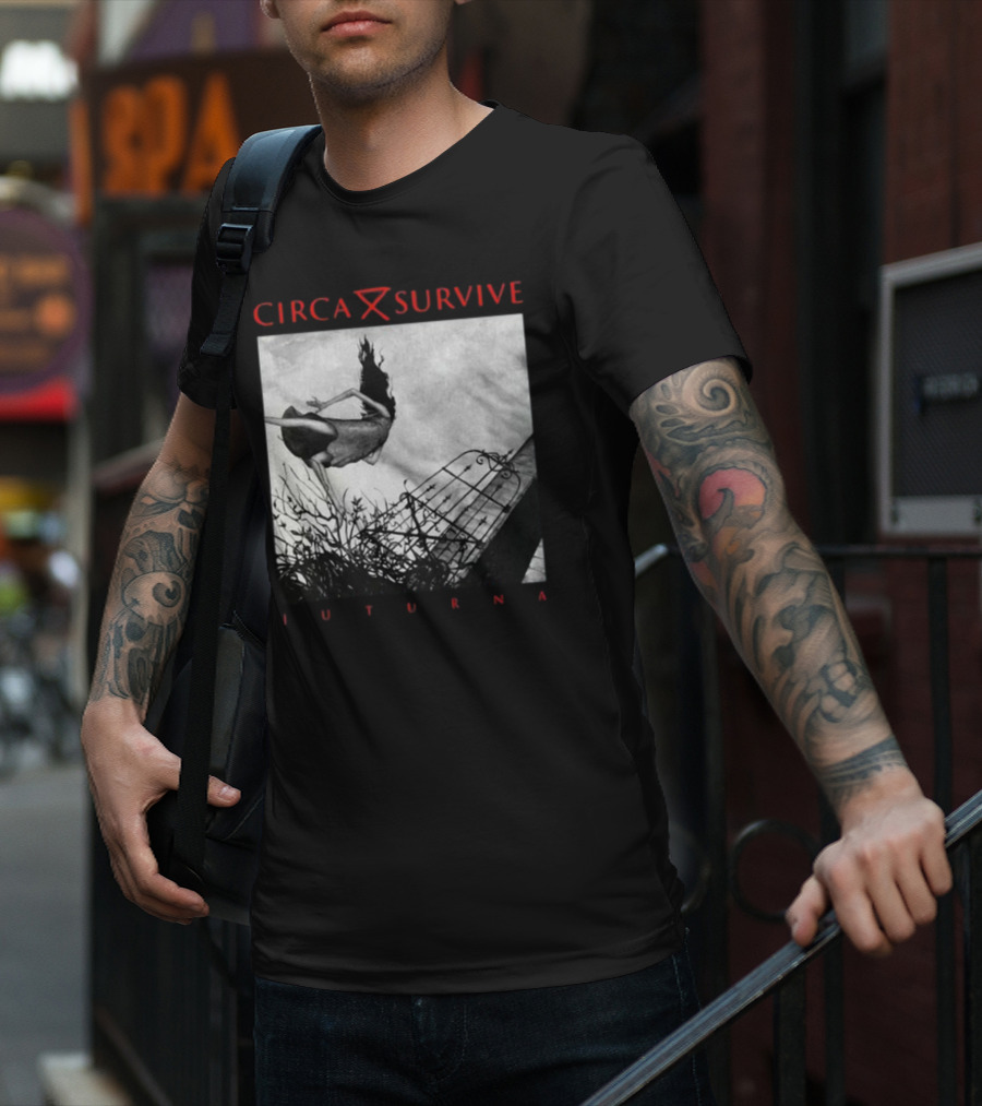 Circa Survive Juturna Album Art Dark Fantasy T-Shirt