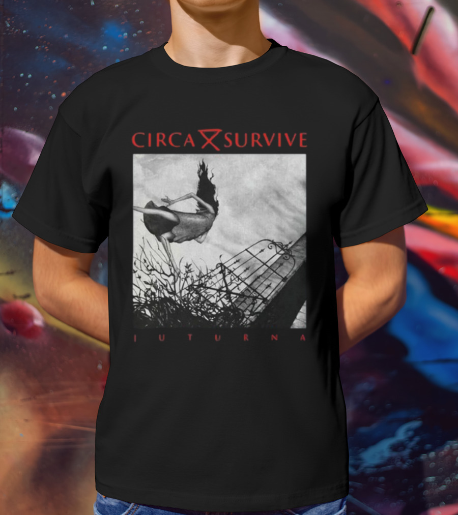 Circa Survive Juturna Album Art Dark Fantasy T-Shirt