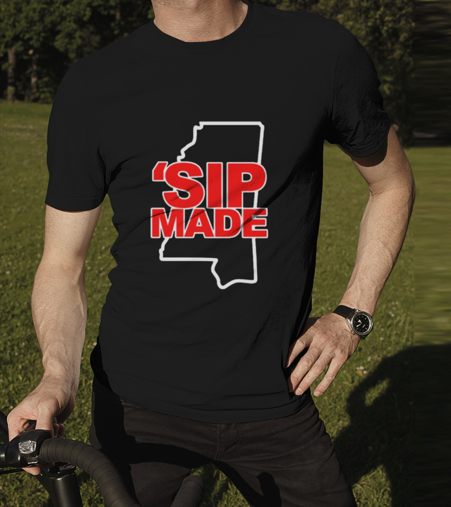 Kelvin Bolden 'Sip Made Mississippi State Outline T-Shirt
