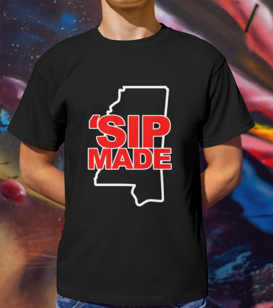 Kelvin Bolden 'Sip Made Mississippi State Outline T-Shirt