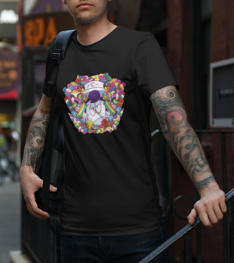 C- Cup With Overwhelming Candy And Sweets Explosion T-Shirt