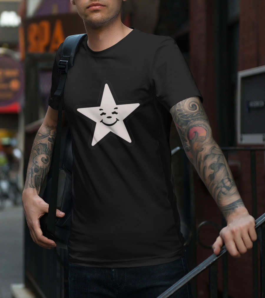 Asspizza Star Happy Face T-Shirt