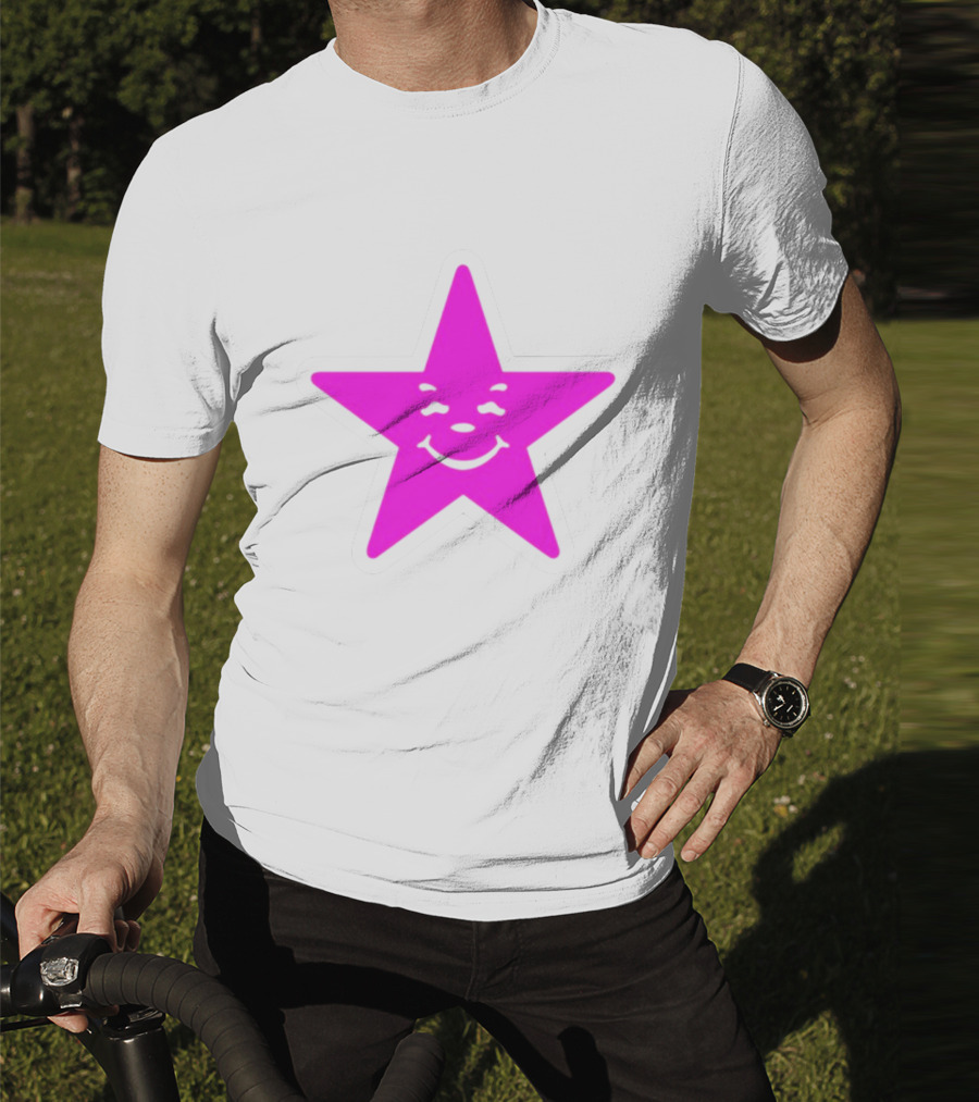 Austin Babbitt Asspizza Smiling Star Pink T-Shirt