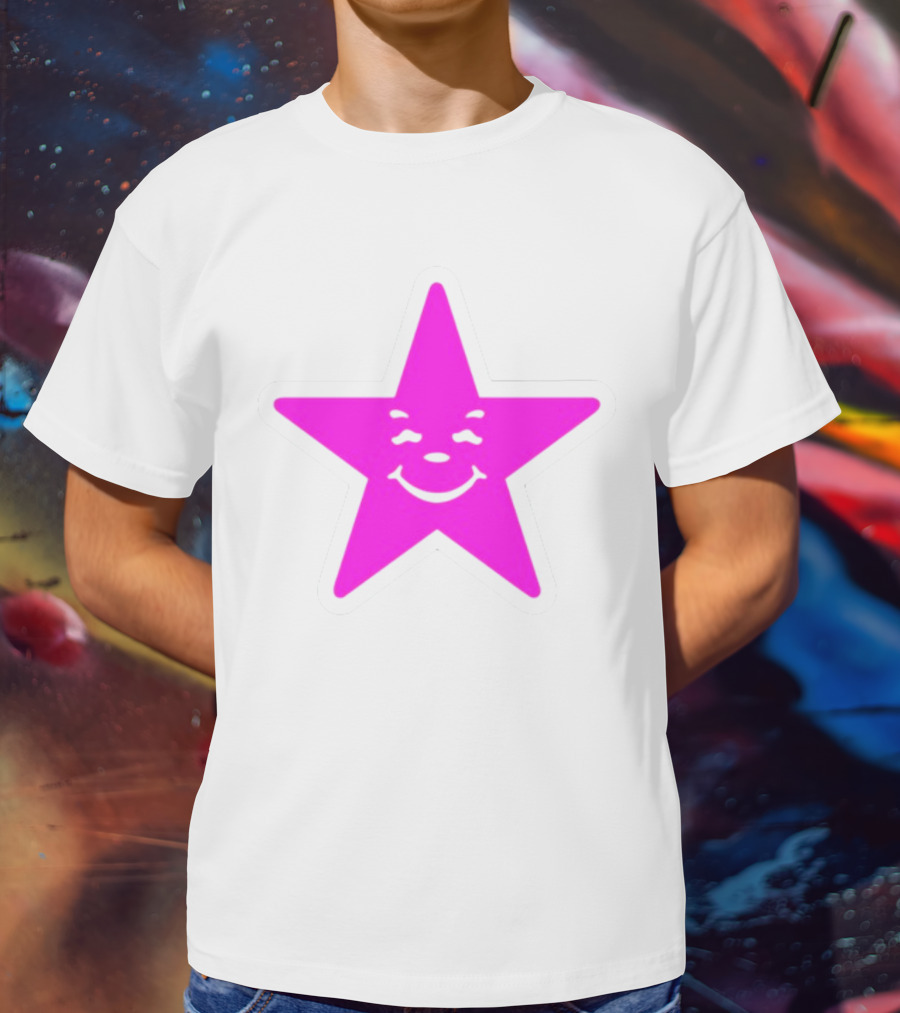 Austin Babbitt Asspizza Smiling Star Pink T-Shirt