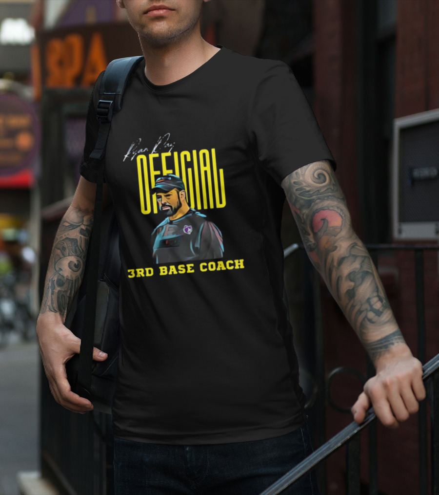 Riyan Duy Official 3rd Base Coach T-Shirt