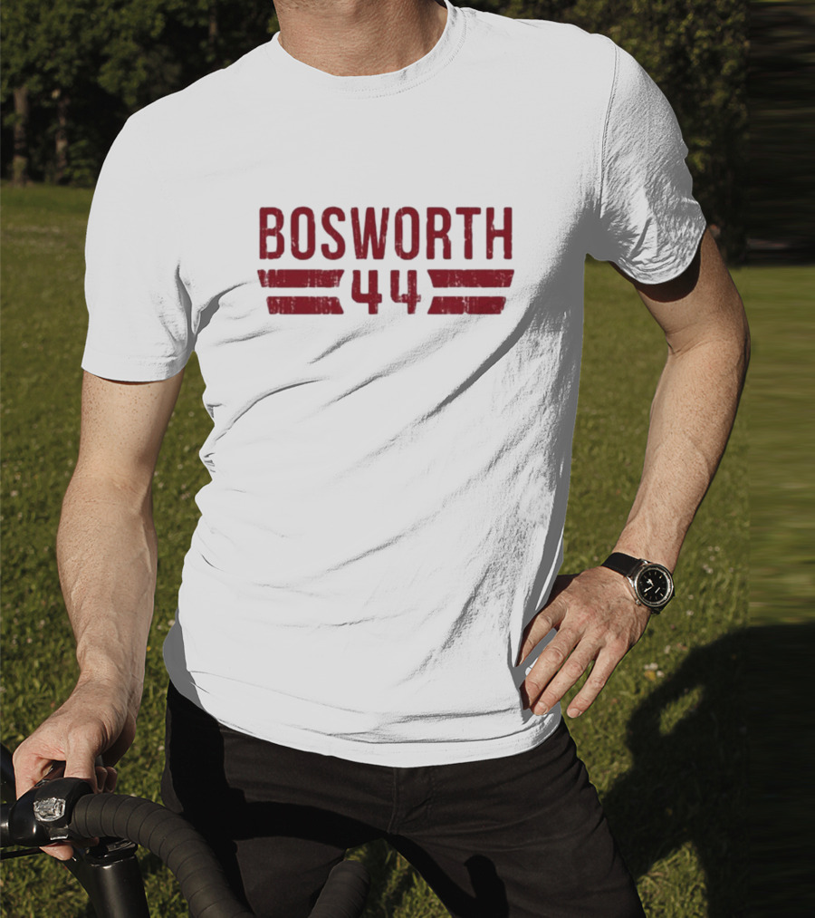Bosworth 44 Distressed Stripes Retro Sports T-Shirt