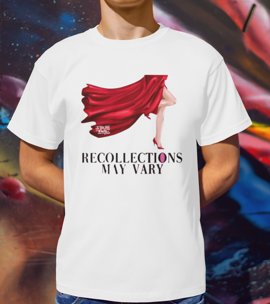 Recollections May Vary Red Dress Princess Of Wales T-Shirt