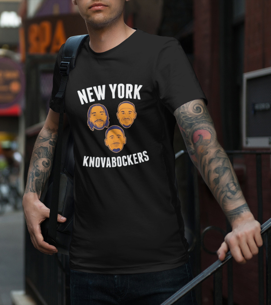 NEW YORK KNOVABOCKERS FACES T-Shirt
