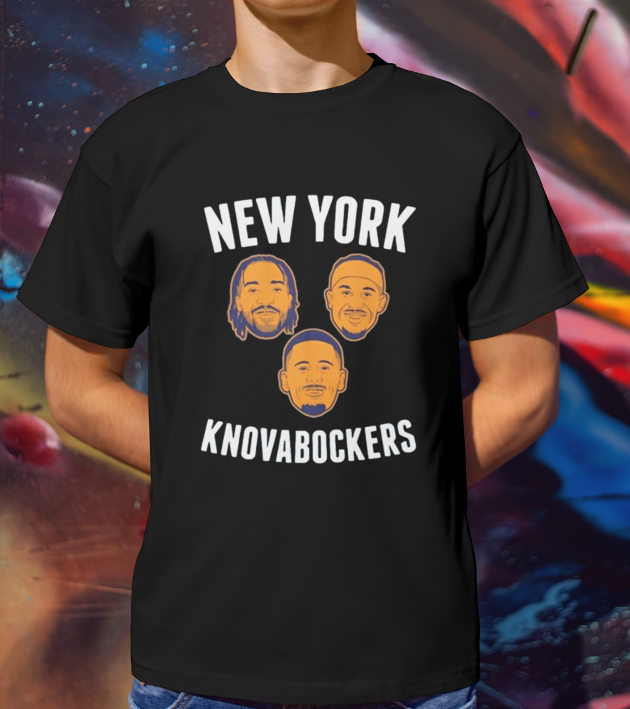 NEW YORK KNOVABOCKERS FACES T-Shirt