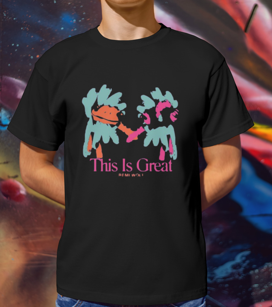 This Is Great Remi Wolf Two Abstract Figures T-Shirt