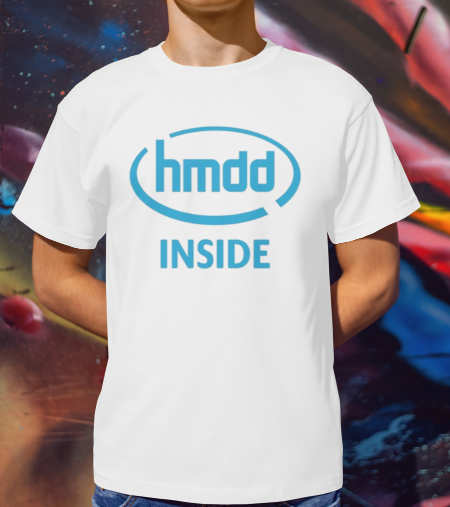 Hmdd Inside Logo Parody Dantebowe Wearing T-Shirt