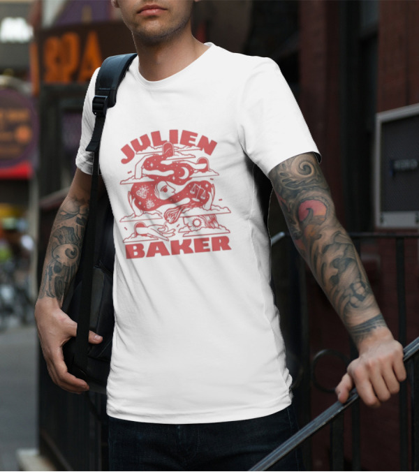 Julien Baker Surreal Cosmic Red T-Shirt