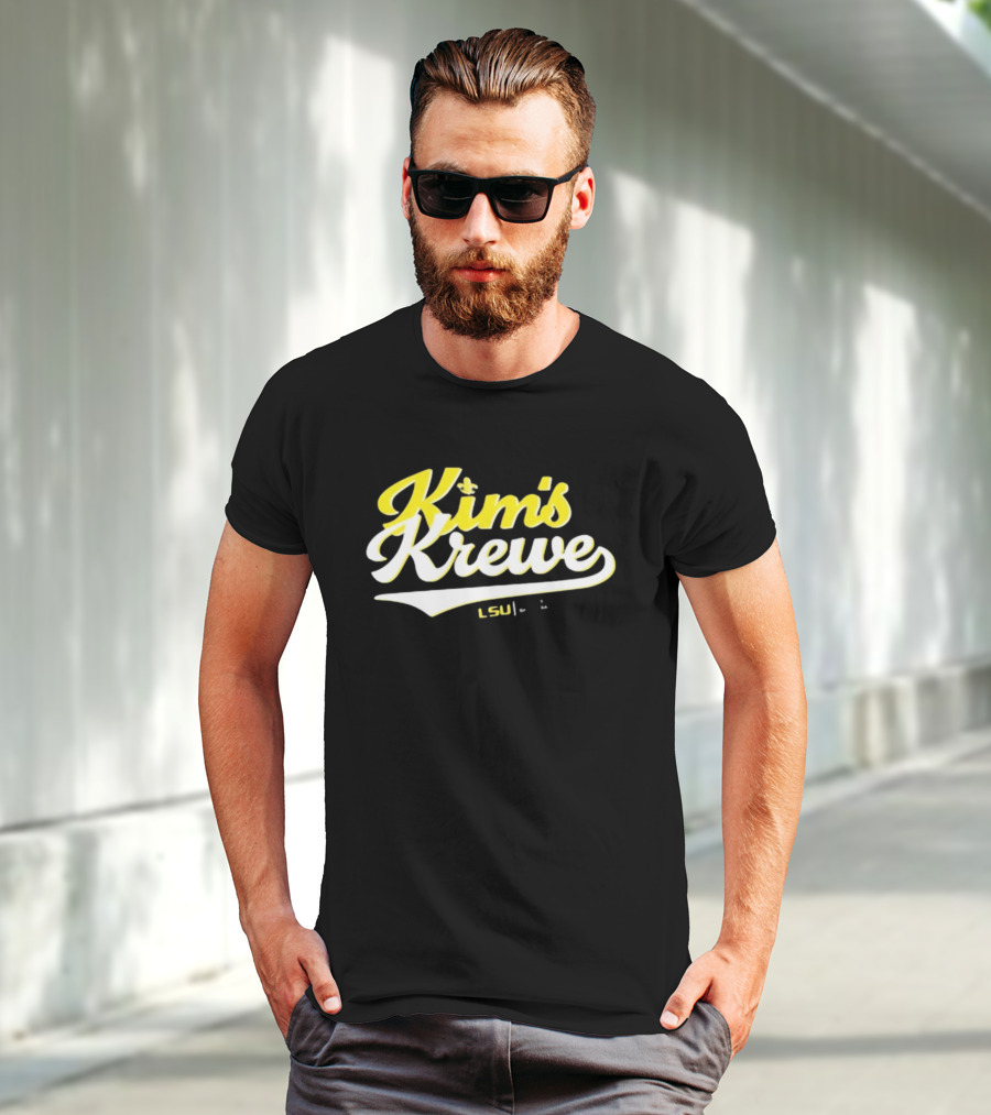 Kim's Krewe LSU Fleur-de-Lis T-Shirt