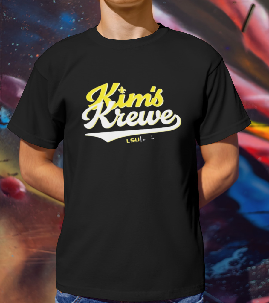 Kim's Krewe LSU Fleur-de-Lis T-Shirt