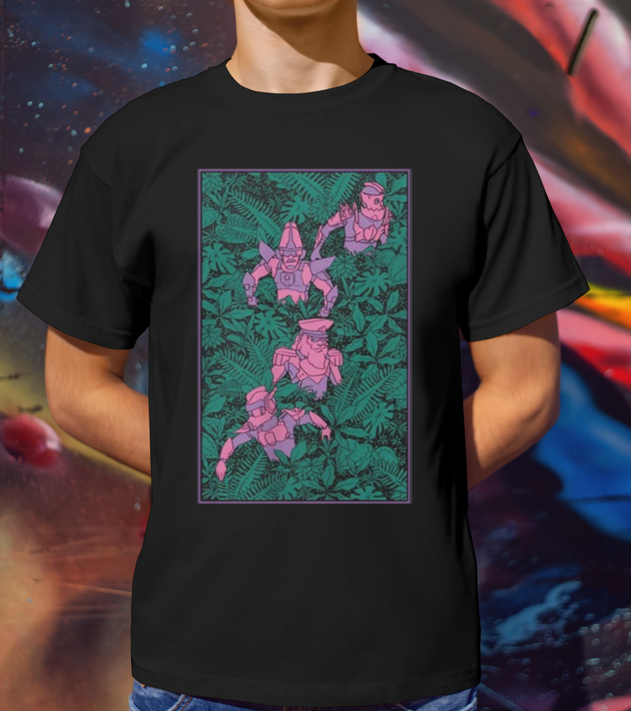 Rainforest Robot Explorers Jungle Expedition T-Shirt