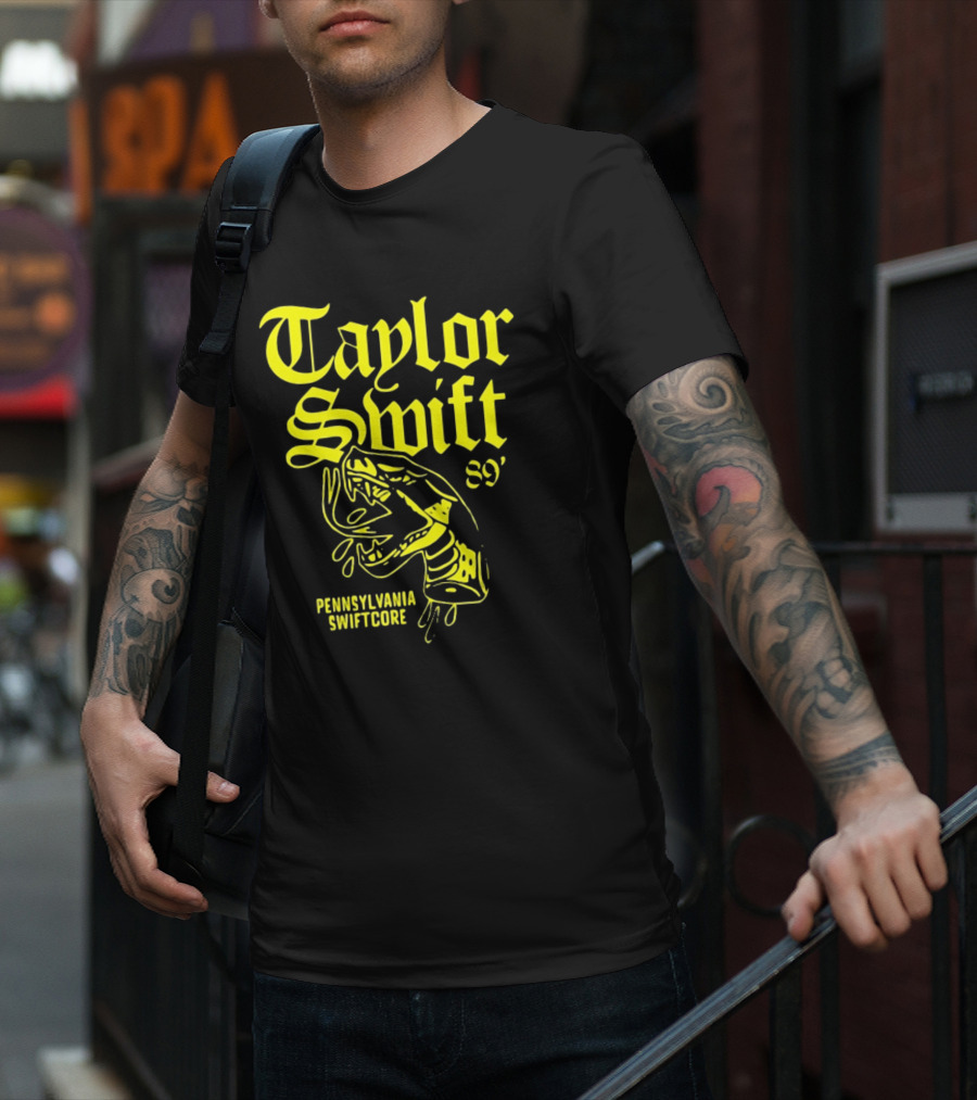 Taylor Swift Pennsylvania Swiftcore 89' Snake T-Shirt
