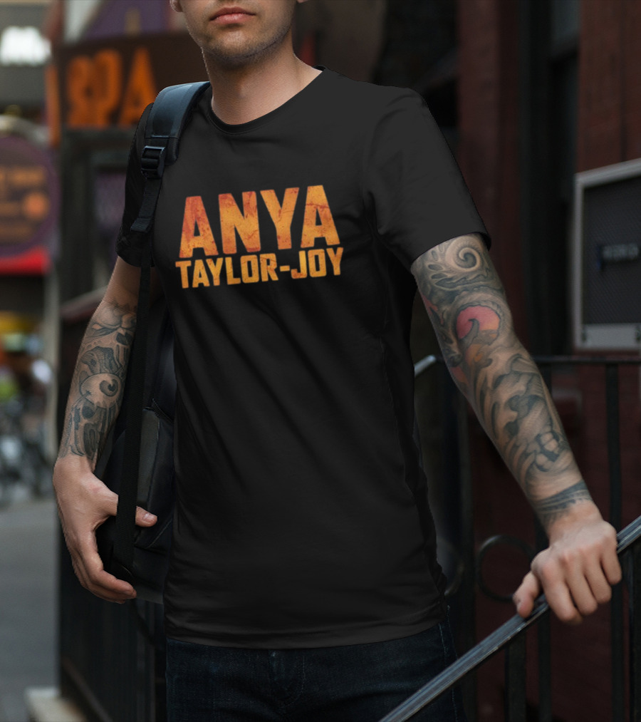 Anya Taylor-Joy Odyssey Textured T-Shirt