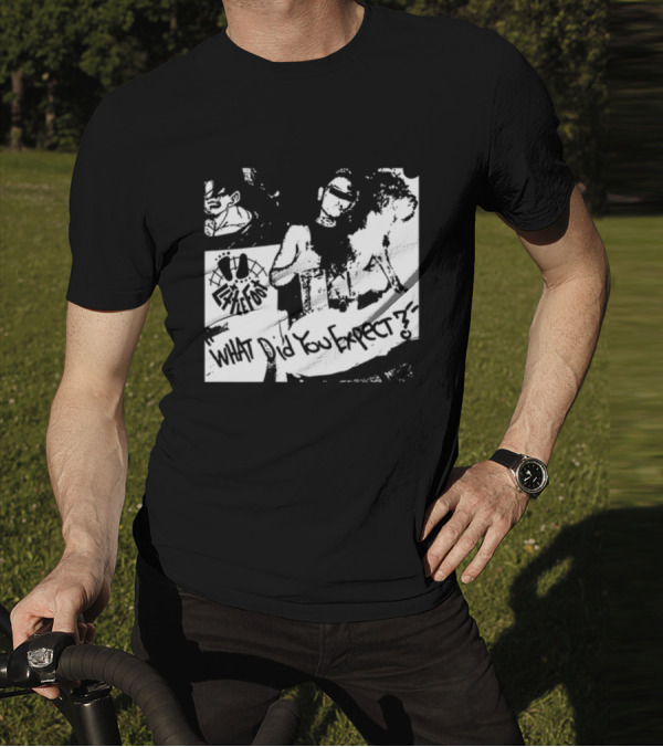 Little Foot What Did You Expect Comic Style Monochrome T-Shirt