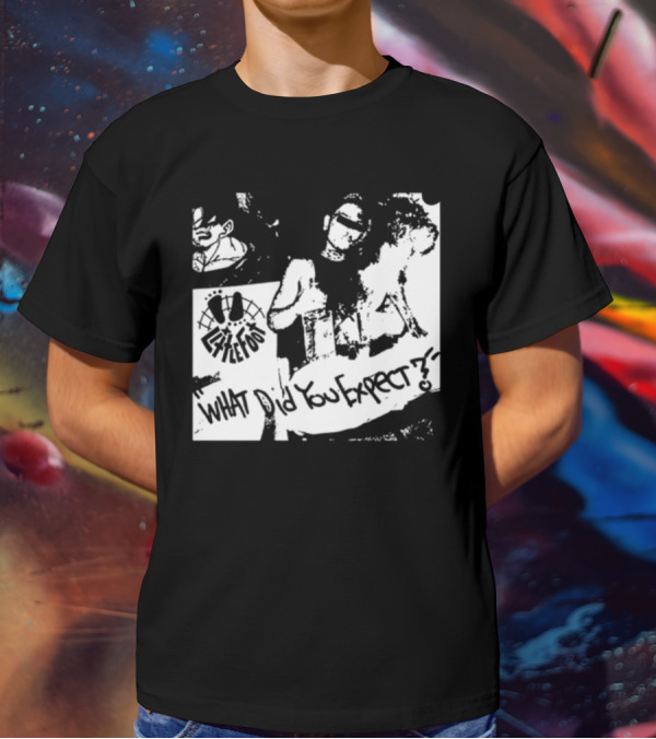 Little Foot What Did You Expect Comic Style Monochrome T-Shirt