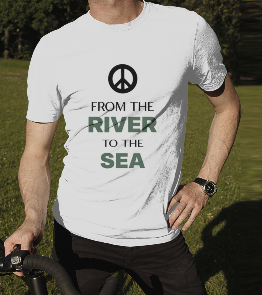 Peace Symbol From The River To The Sea T-Shirt