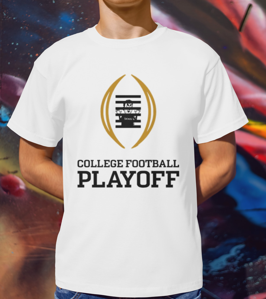 Prison College Football Playoff Behind Bars Concept T-Shirt