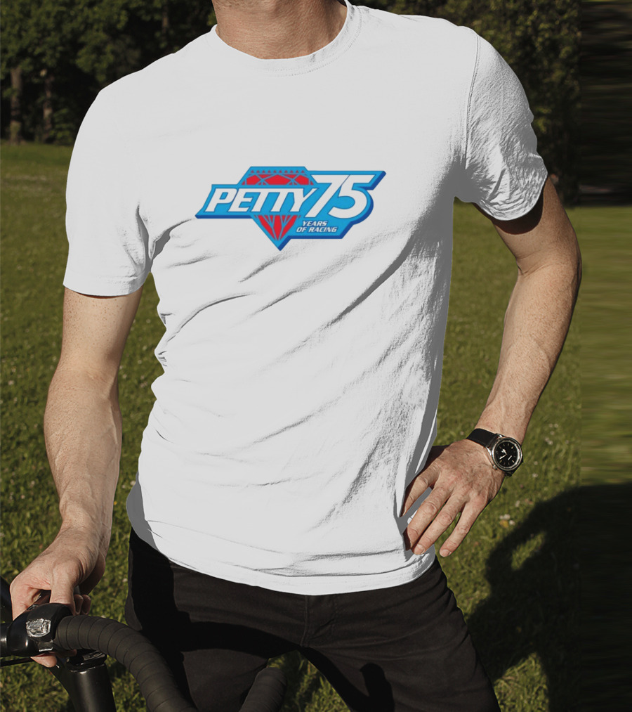 Petty 75 Years Of Racing Diamond T-Shirt