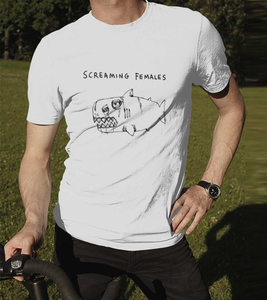 Screaming Females Shark Sketch T-Shirt