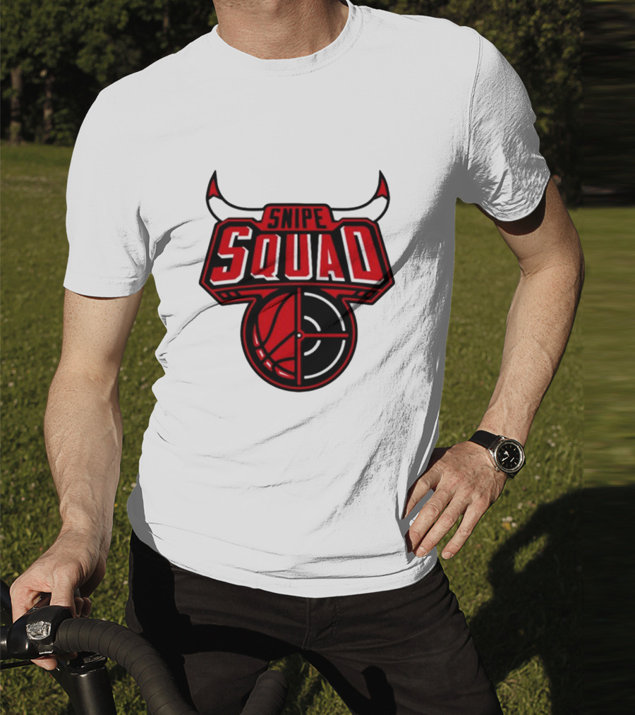 Snipe Squad Bulls Basketball Target T-Shirt