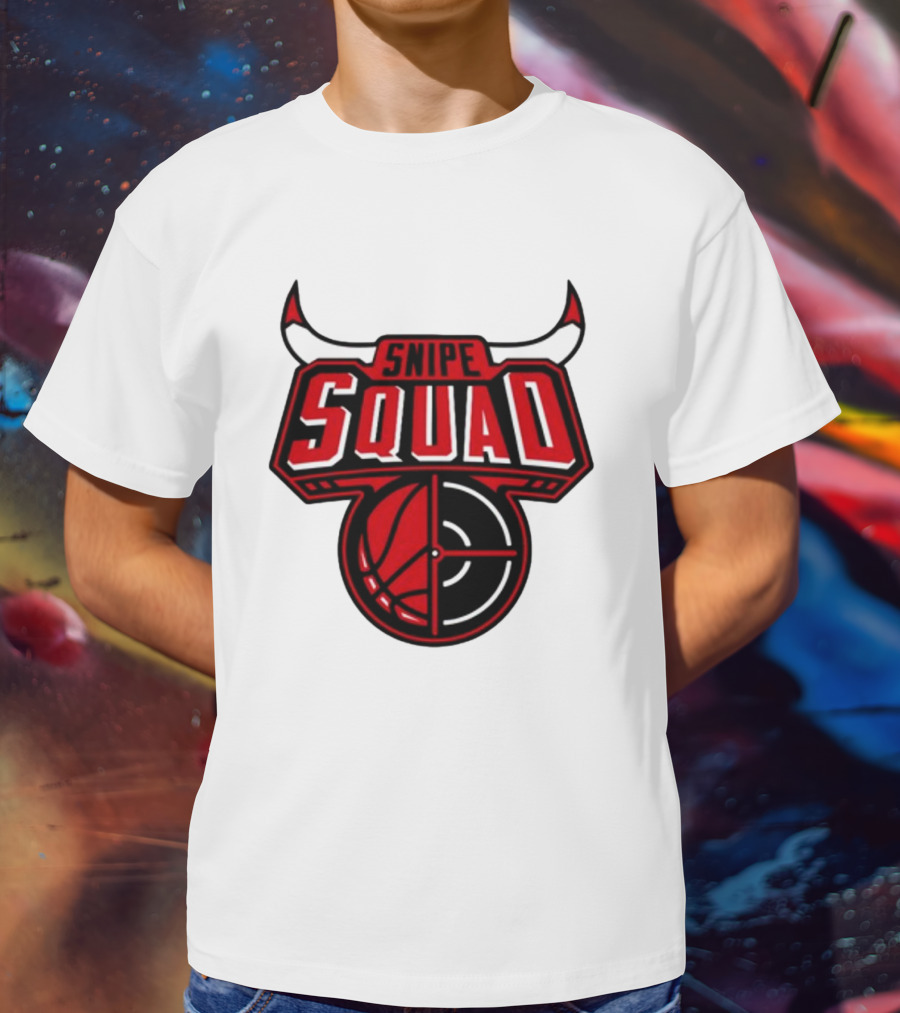 Snipe Squad Bulls Basketball Target T-Shirt